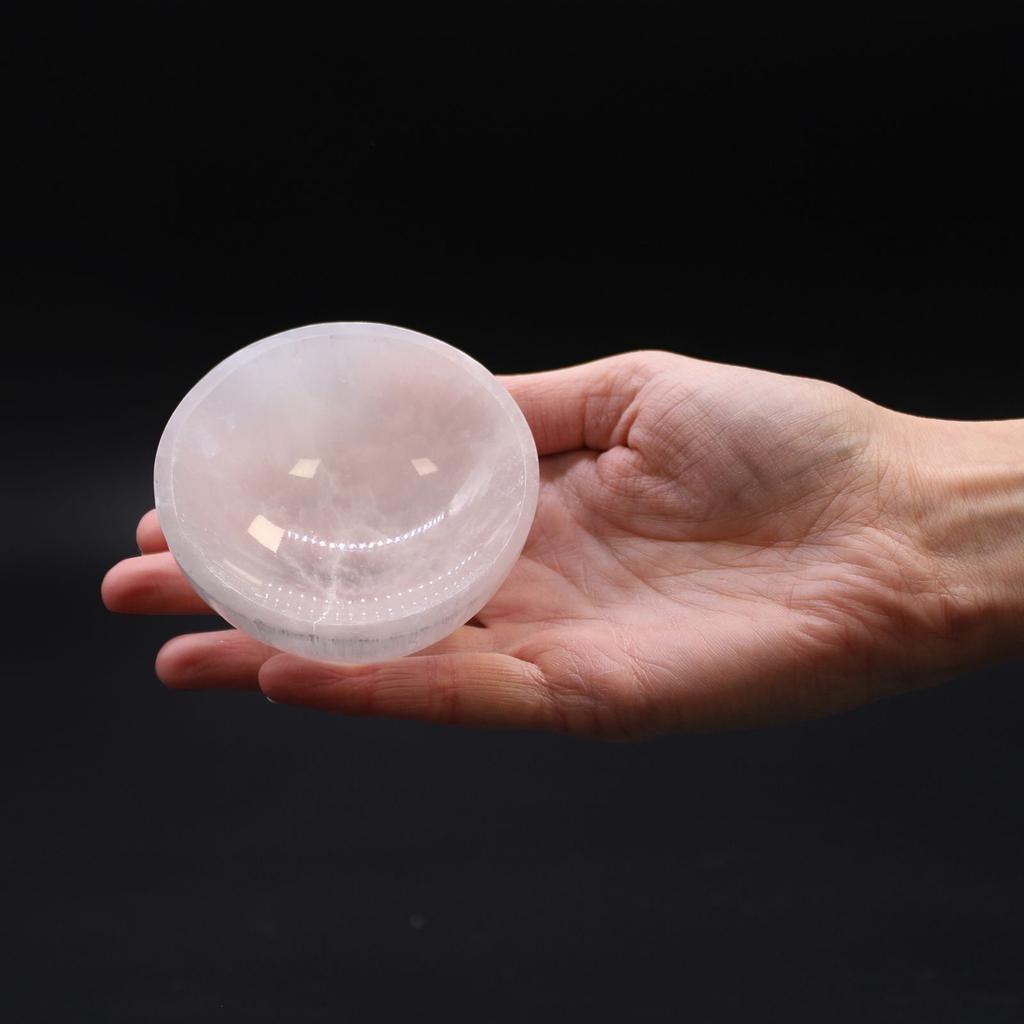 Selenite Bowl Round 8 Cm