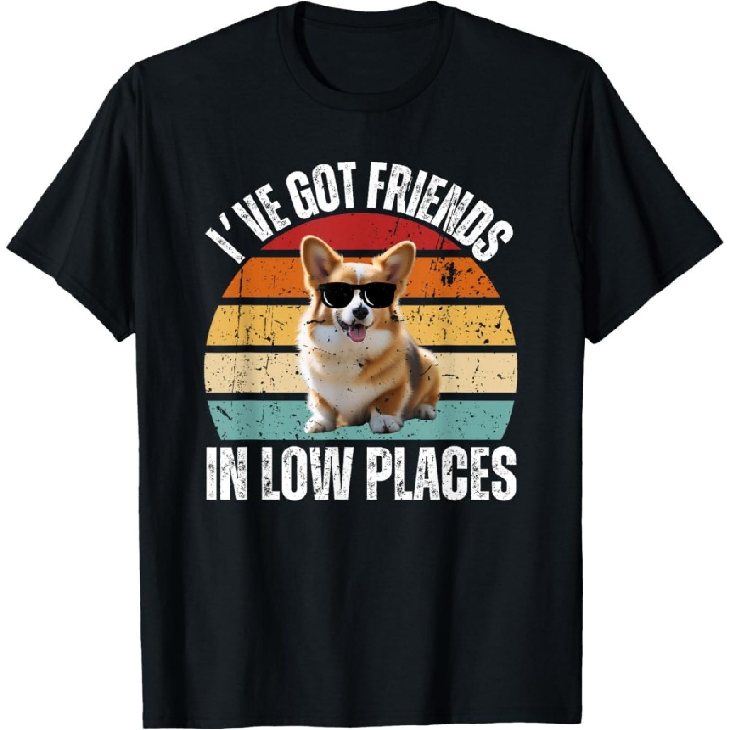 Cute Corgi Art Pet Dog Cardigan Corgi For Men Women Kids T-Shirt S