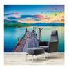 3D Wall Mural Nature Landscape Wallpaper Wooden Bridge Wall Paper For Living Room Wall Decor Fresco