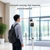 Wall Mount Temperature Reader With Screen Display, Voice Prompt and USB or Battery Operation for Office Lobby and School Entrance Use
