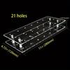 2-Pack Clear Acrylic Cake Pop Display Stands with 21 Holes Lollipop Holder Weddings Birthdays Anniversaries Decorating Supplies