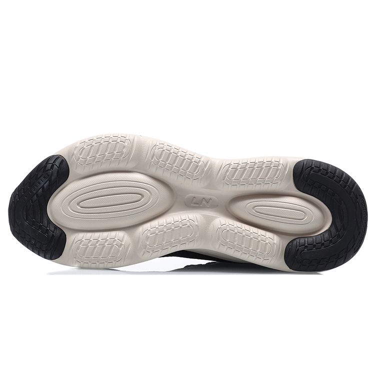 Li-Ning Comfortable Low-Top Running Shoes Unisex Sneakers Black Gray AREQ023-1