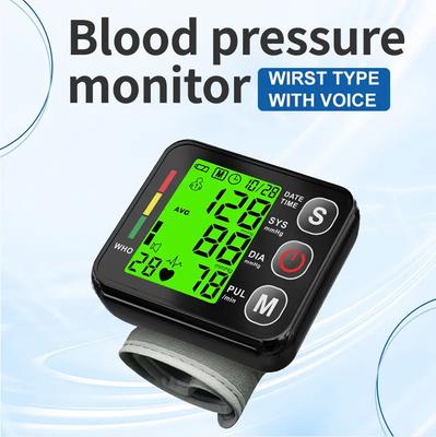 Fully Automatic Electronic Tonometer Intelligent Blood Pressure Monitor Pulse Detection Wrist Blood Pressure Gauge