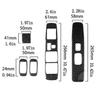 4Pcs Carbon Fiber Window Lift Switch Panel Cover Trim For Tacoma 2001-04