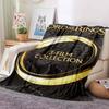 L-Lord of the Rings Movie Print Flannel Blanket Soft Warm Throw For Sofa Bedroom Home Decor Fantasy Film Fan Birthday Present
