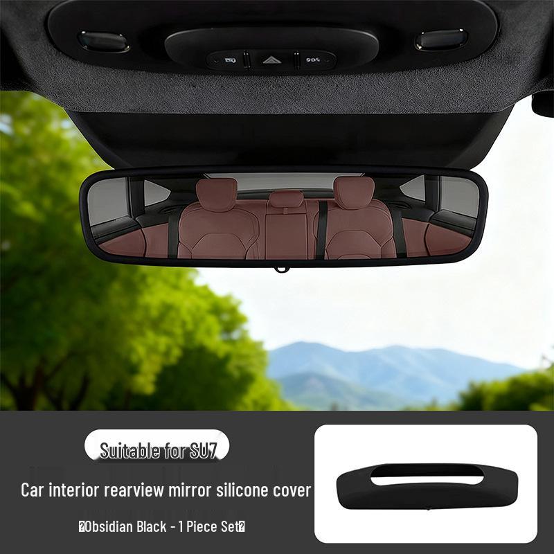 Silicone Case for Xiaomi SU7 Rearview Mirror: Anti-Collision & Scratch-Resistant
