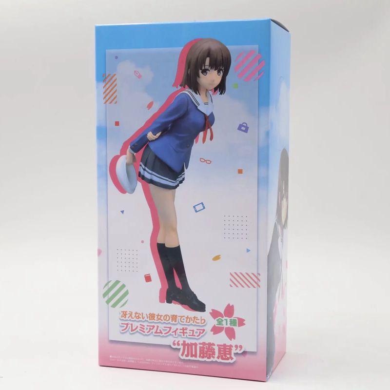 20CM Anime Saenai Heroine no Sodatekata Kato Megumi Figure School Uniform Dress Up Model Toy Gift Collection Action Figure