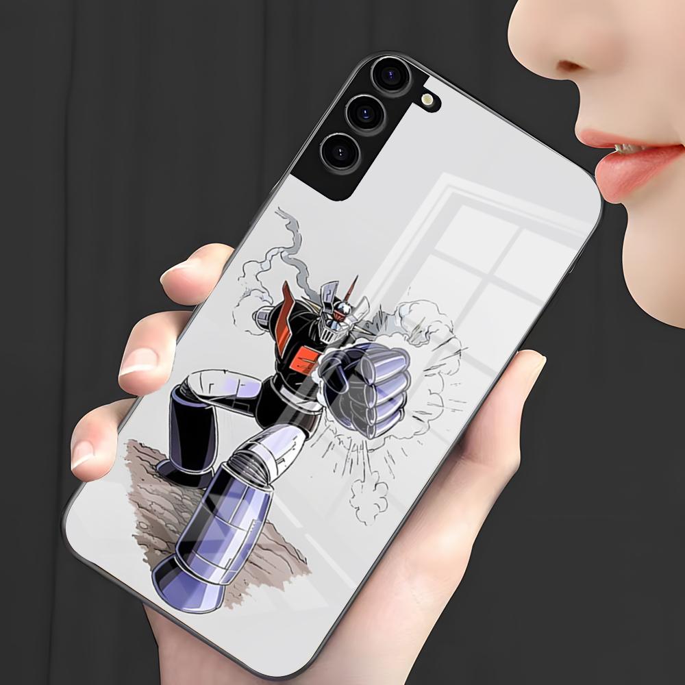 Mazinger Z Robot Phone Case For Samsung A25 A13 A33 5G A54 A36 A35 A56 A52 A14 Shockproof Glass Cover