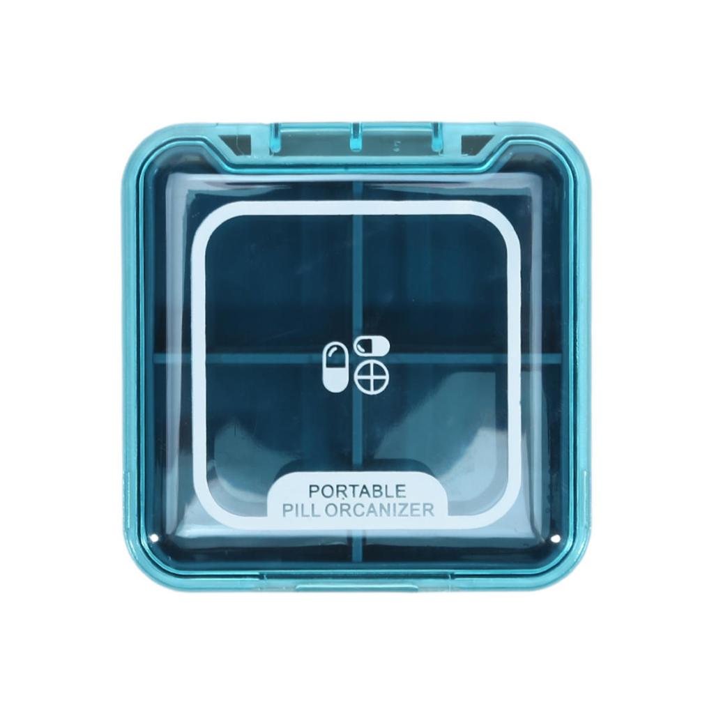 Mini Travel Pill Case Medicine Storage Organizer Container Drug Tablet Dispenser Independent Lattice Pill Box Fishing Tackle Box