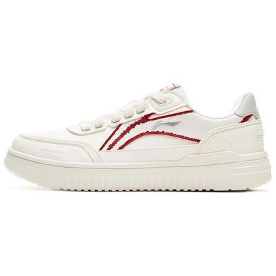 Li Ning Qiong Yun Classic Versatile Comfortable Trendy Non-Slip Shock Absorbing Wear-Resistant Lightweight Breathable Low-Top Skate Shoes AGCU349-2