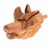 Thailand Traditional Craft Wooden Lucky Frog Croaking Musical Instrument Home Office Decor #1
