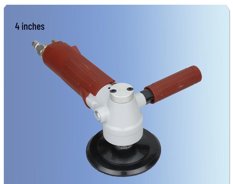 Gaobao Pneumatic Wet Polisher: 3" & 4" Air-Powered Water-Feed Stone Grinder.