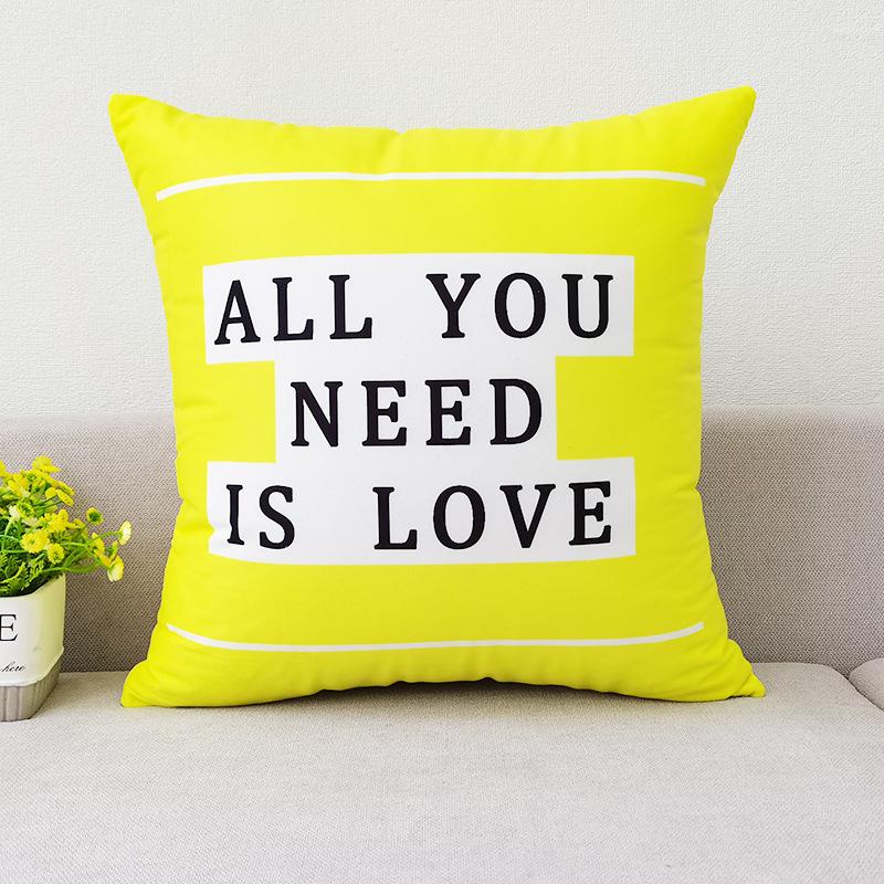 New Modern Nordic Simple Pillowcase Living Room Sofa Home Pillowcase Short Plush Cushion