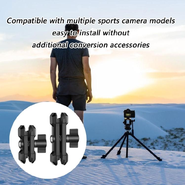 Quick Detach Heavy Duty Aluminum Action Camera Arm Detachable Ball Joint Mounting System For Professional Videography