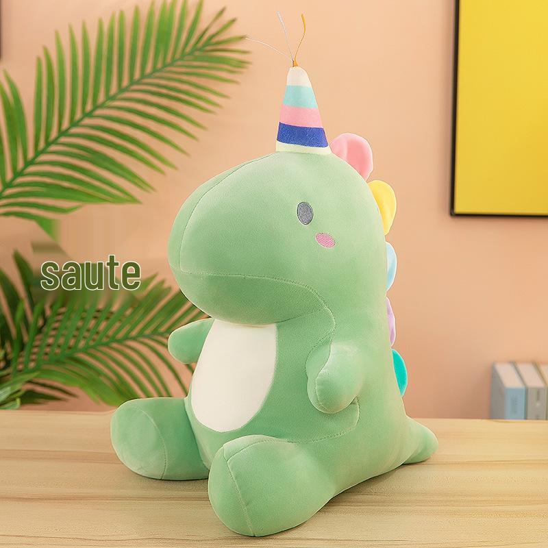 

Плюшевая игрушка Динозавр и Единорог - Милая мягкая подушка для детей 30cm 0.14kg
