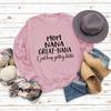 TOP MOM NANA GREAT NANA European and American alphabet fashion crew neck long-sleeved sweater independent station