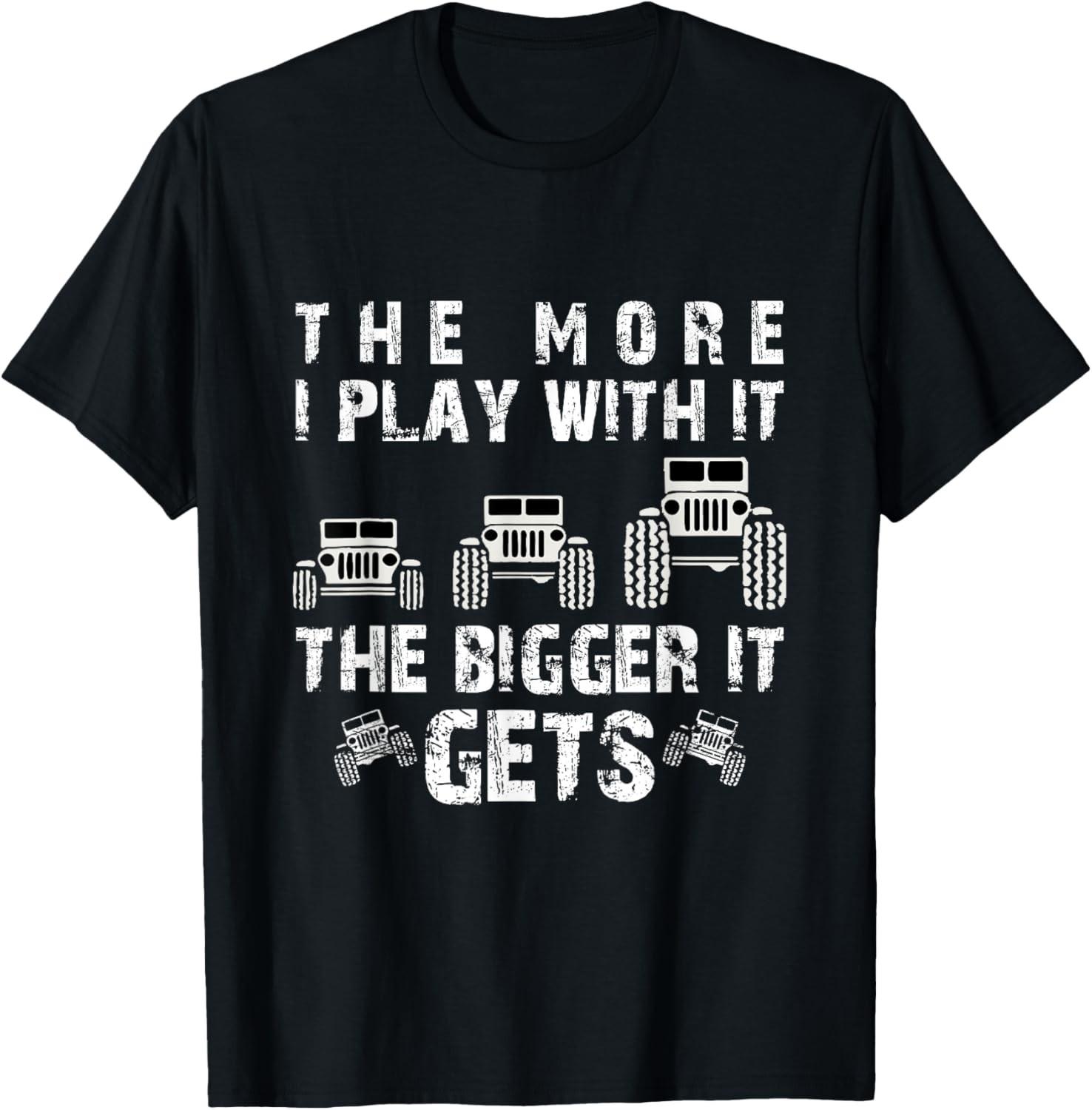 Father s day car The more I play with it the bigger it gets T-Shirt S разноцветный