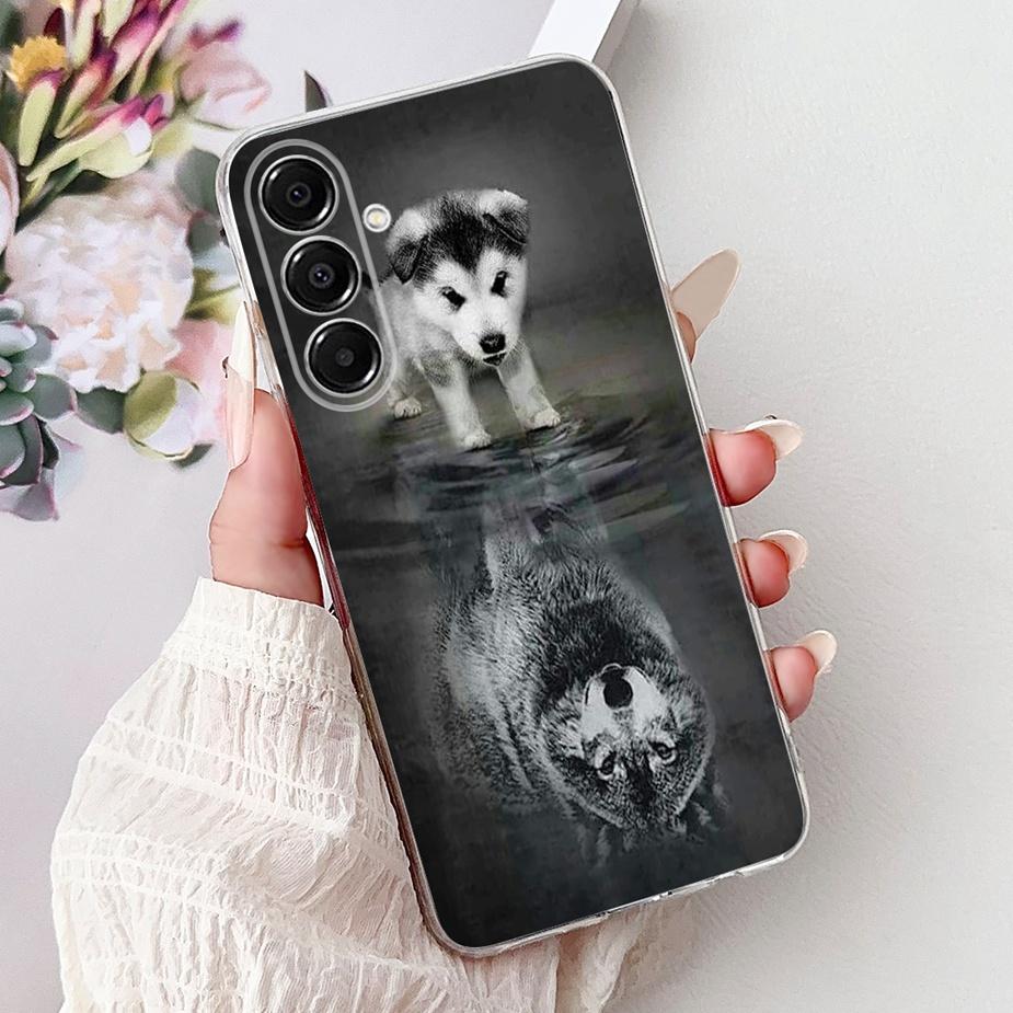 For Samsung Galaxy A17 5G Case SM-A176B Cute Cat Painted Cover 6.7'' Soft Silicone Case For Samsung A17 A 17 GalaxyA17 5G Fundas