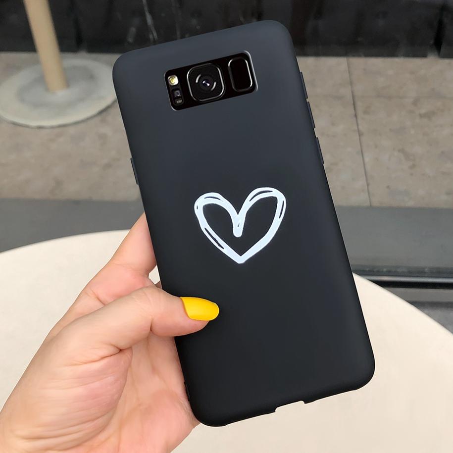 Shockproof Case For Samsung S8 Plus SM-G955F Cover Colorful Daisy Cactus Soft Matte Phone Case For Samsung S8 S 8 S8+ G950F Capa