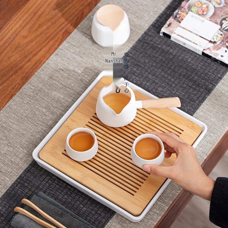 Nanshan Ceramic Side-Handle Kungfu Tea Set