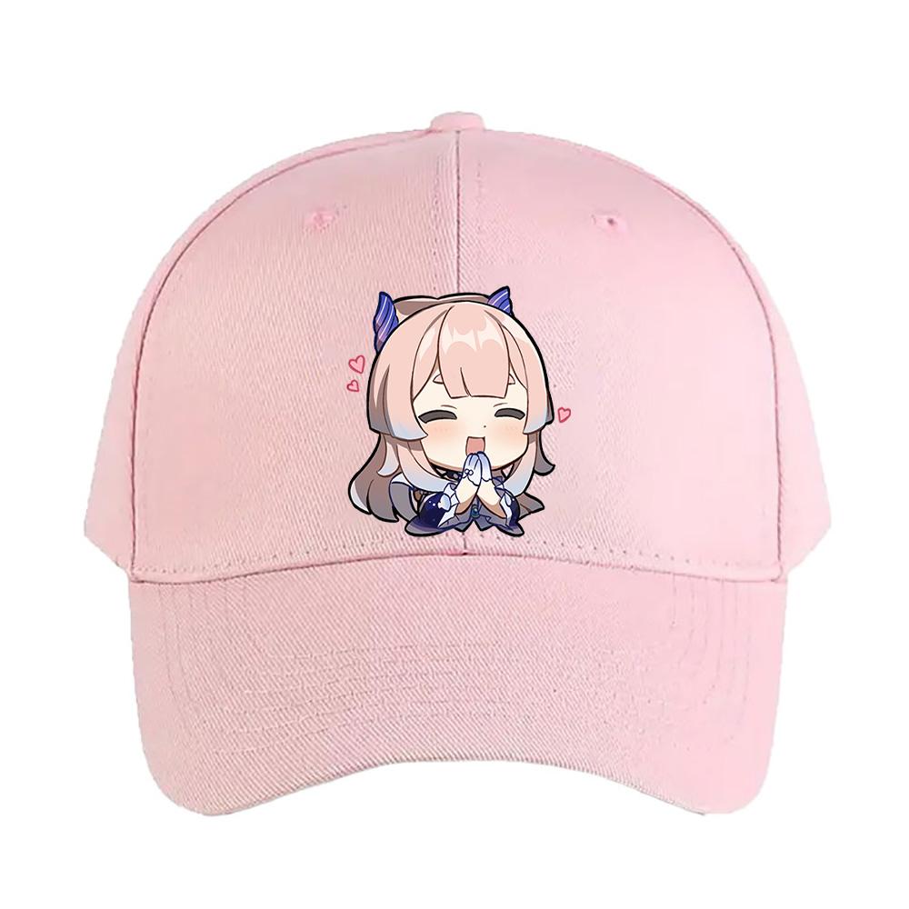 Chibi Kokomi Genshin Impact Cap Summer Woman Man Adult Casual Fashion Casual Adjustable Fishing Hat Sun Hat