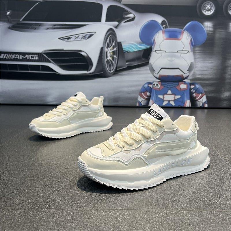 Waffle super fire shoes autumn new platform casual sneakers retro dad shoes bc 38