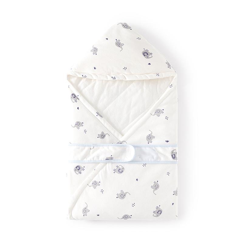 Newborn Pure Cotton Swaddle Blanket - Spring/Autumn Lightweight Wrap for Delivery Room