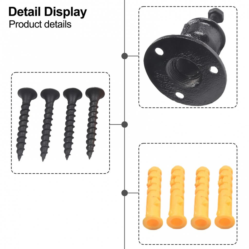 Fixing Parts Handrail Bracket Support Iron Handrail