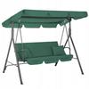 3-sitzige Gartenschaukel, grün