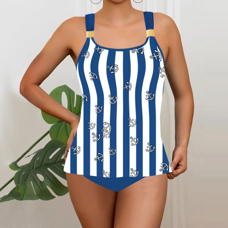 Flower Print Bikini Swimwear Swimsuit Women High Waist Bikini Push Up Bandeau Bathing Suit Female Fashion Beach Wear