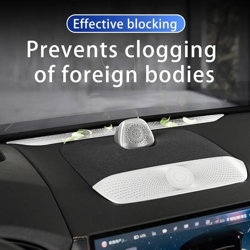 For ZEEKR 7X Air Conditioner Outlet Metal Protective Cover & Instrument Vent Trim Car Interior Modification Accessories
