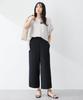 AC by Alpha Cubic Sheer Stripe Size Size Gray Women's Blouse, 353794, L,