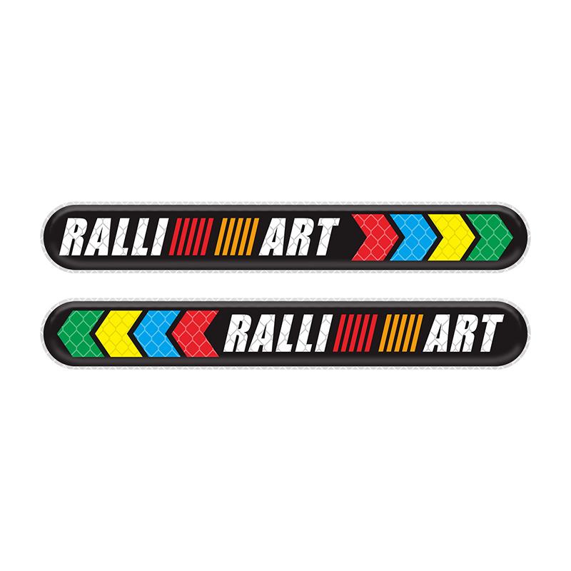 Car anti-collision strip rearview mirror door personalized reflective sticker For Mitsubishi ART ASX Lancer Pajero Outlander EX