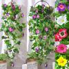 Fake Morning Glory Vine For Stunning Indoor And Outdoor Decoration**