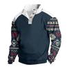 Men's Fleece Hoodie Casual Long Sleeve Sweatshirt