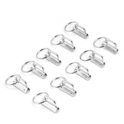 10 szt. 32mm Metalowy Klips Ogonowy z Kółkiem na Klucze Ręcznie robione DIY Materiały do Wyrobu Torebek Portfeli
