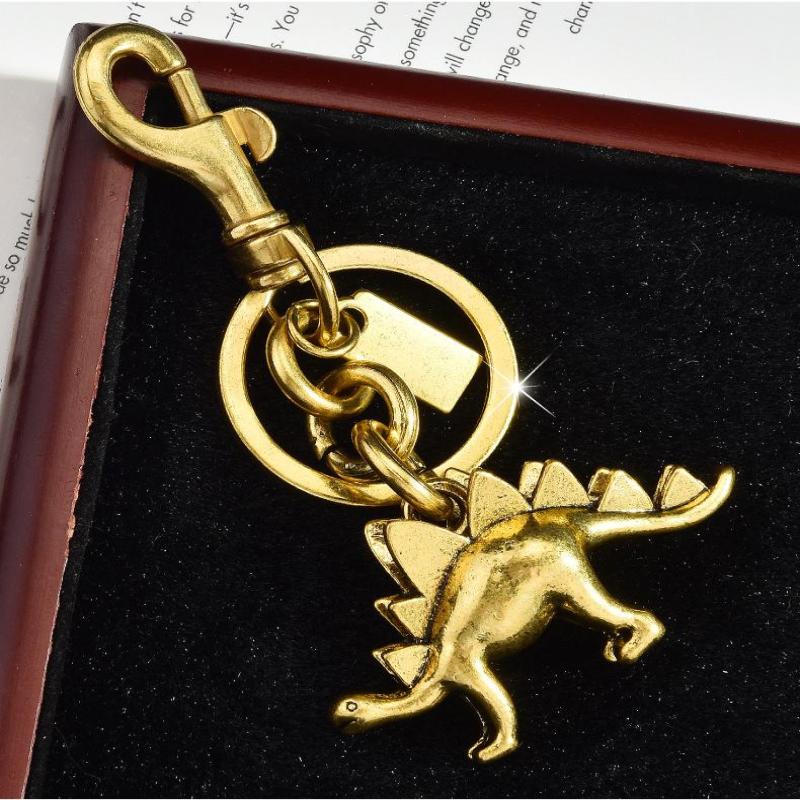 Retro Creative Dinosaur Keychain Bag Charm Pendant Keyring For Women Men Jewelry Accessories Gift