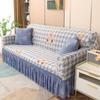 Printed Sofa Cover Stretch Couch Covers Patterned Slipcovers With Skirt Washable Spandex Furniture Protector For Living Room