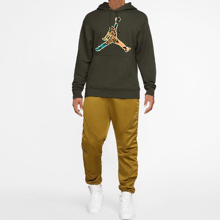 Jordan Animal Instinct Knit Hoodie Men Tops Green CU1692-355