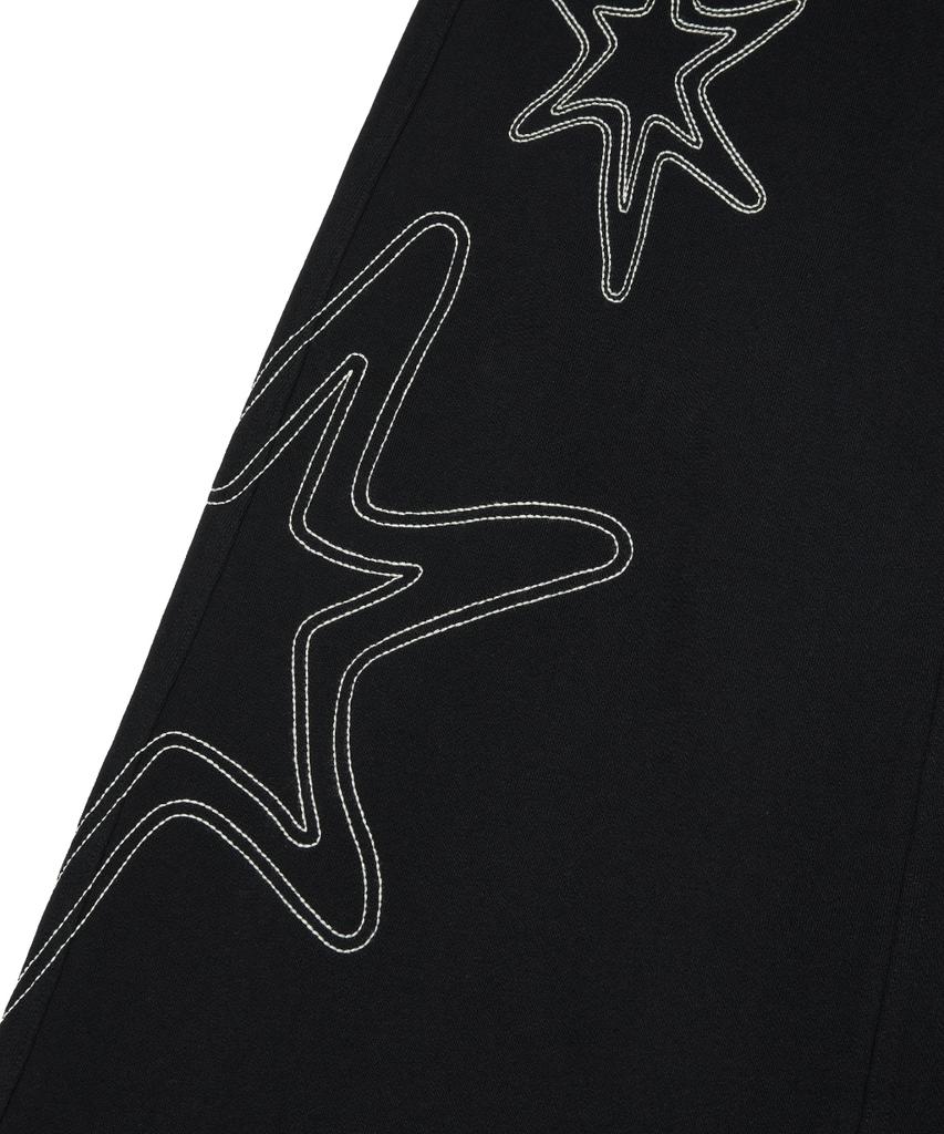 Mark Gonzales Women'S Sweat Long Skirt - Black