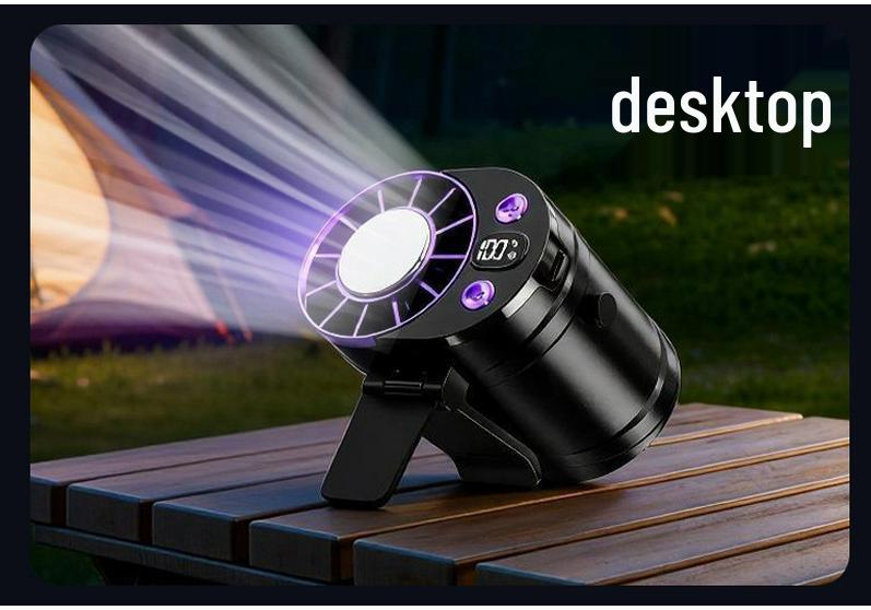 Portable Waist Clip Fan for Summer Cooling | Ideal for Outdoor Camping