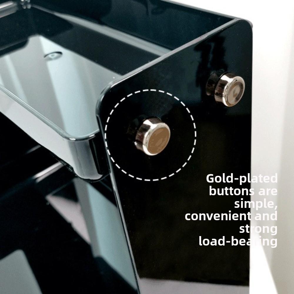 Acrylic Double Layer Storage Rack Display Tray Model Shelf Cosmetic Storage Rack Storage Holder Plastic Makeup Table Organizer