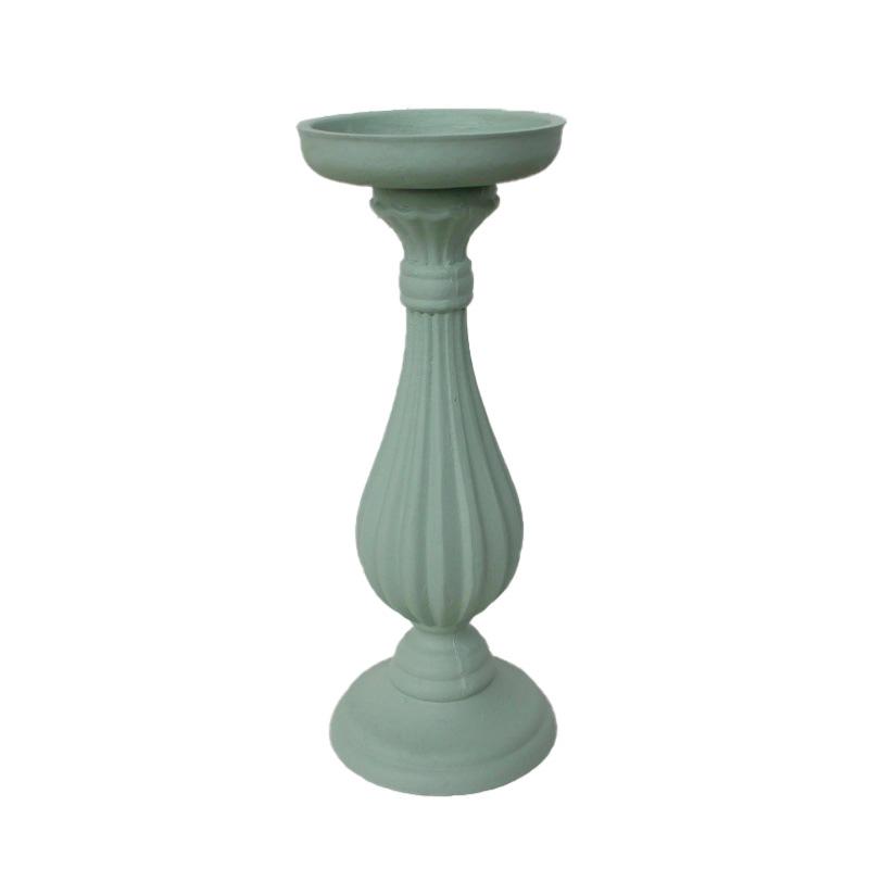 1Pc Classic Craft Ins Style Wedding Decorations Unpainted Candle Photography Props Candlesticks Holders Retro Wood Home Decor