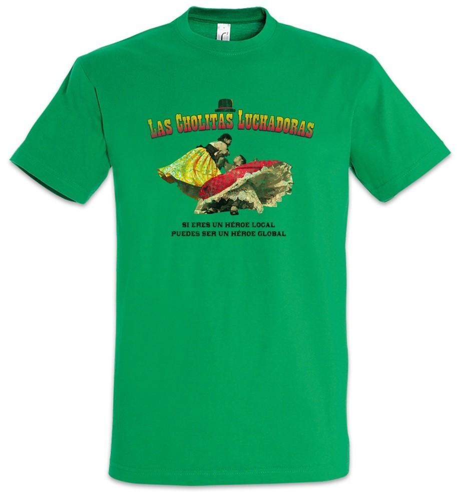 

Las Cholitas Luchadoras Men s T-Shirt Mexico Wrestling Wrestler Mexican Mexico S