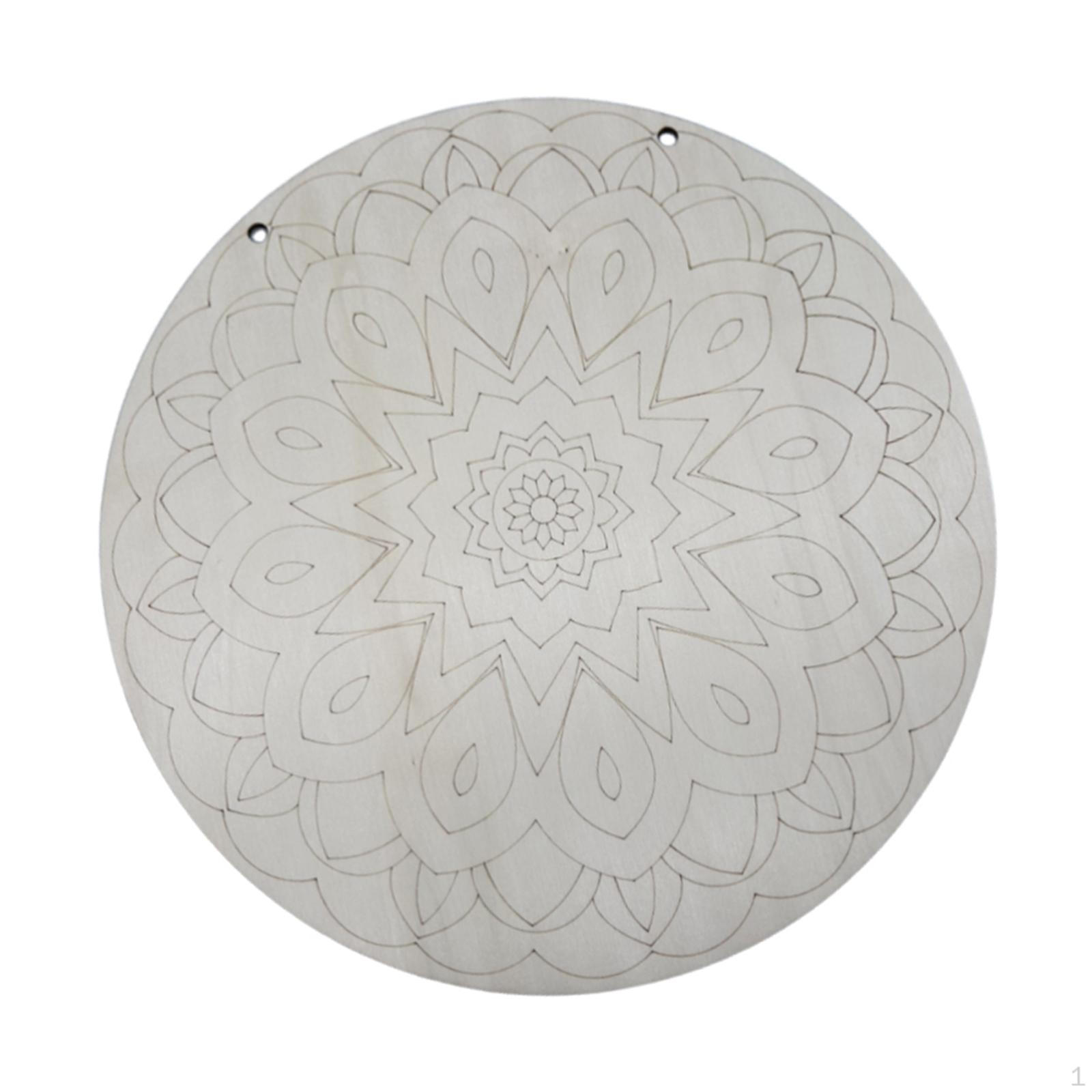 

Geometric Wood Wall Art Decoration Creative Boho Craft Sculpture Abstract Ornament for Bedroom Style J