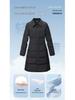 2025 Autumn/Winter Unisex Mid-Length Thickened Down Cotton Coat for Formal Wear