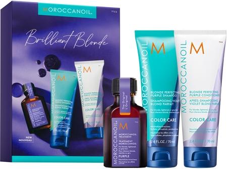 

Moroccanoil Brilliant Blonde Set Blonde Hair Set TU прозрачный