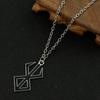 Anime Berserk Symbol Logo Necklace Trendy Fashion Guts Sword Logo Pendants Cosplay Jewelry Decoration Necklace Props Gifts