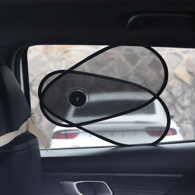 1/2sets Car Window Sun Shade Set Adjustable Rotatable Side Window Sun Visor for Windshield Sun Protection Foldable Car Sunshade