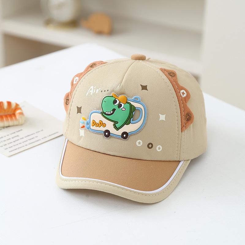 2026 Koreanischer Frühling Neuankömmling: Süße Kinder-Baseballkappe – Cartoon-Dinosaurier-Entenschnabelhut mit Sonnenschutz für Jungen und Mädchen